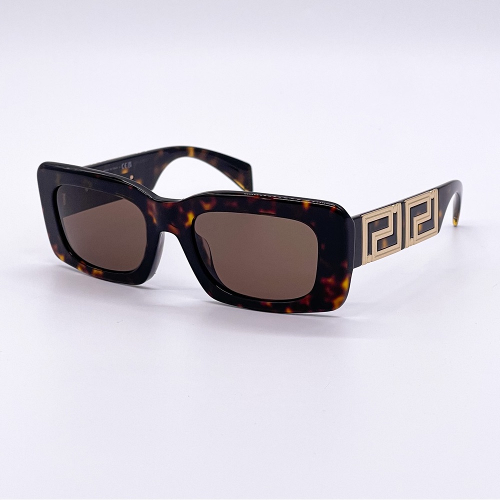 NEW VERSACE MOD 4444U HAVANA UNISEX SUNGLASSES VERSACE VE4444U 108/73